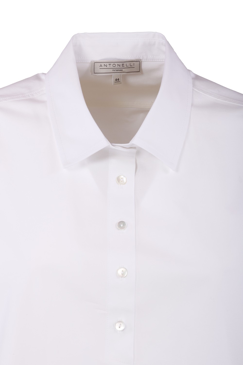 shop ANTONELLI  Camicia: Antonelli camicia "De Niro" in cotone.
Colletto.
Bottoni.
Maniche corte.
Composizione: 95% cotone, 5% elasten. 
Made in Italia.. DE NIRO L2677 135B-020 number 530789